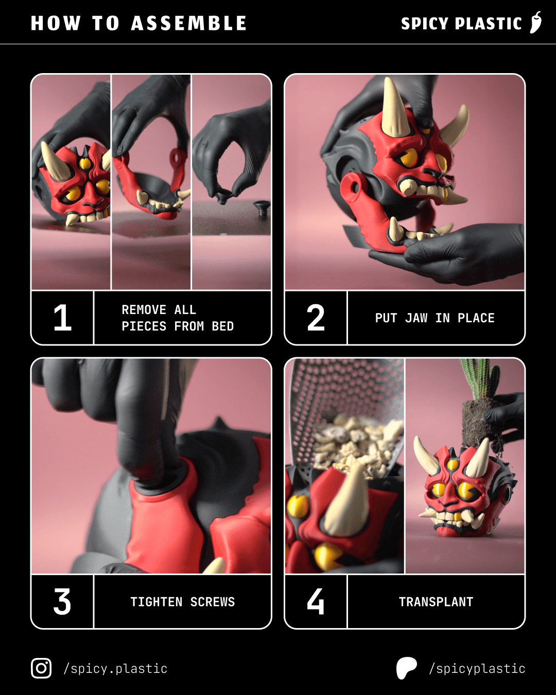 Oni Planter 3d model