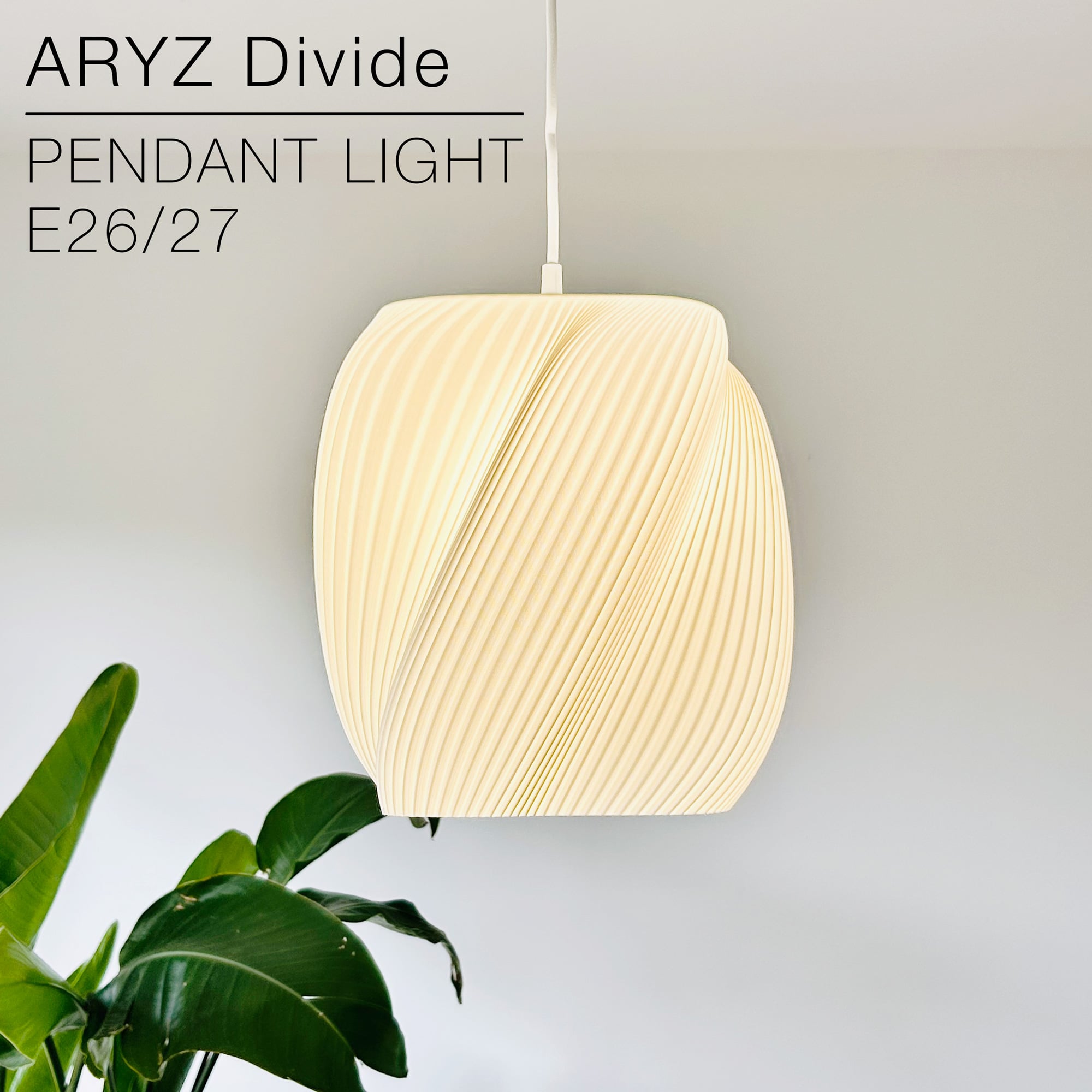 ARYZ Divide | Pendant light E26/27 3d model