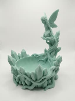 Fairy Crystal Grove Jewelry Dish & Trinket Tray 3d model