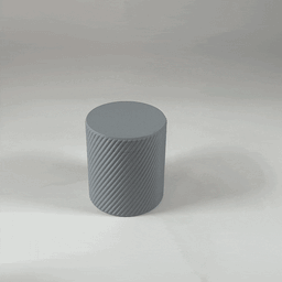 Storage Container Organizer Boxes with Screw Cap in 4 Sizes 3d model