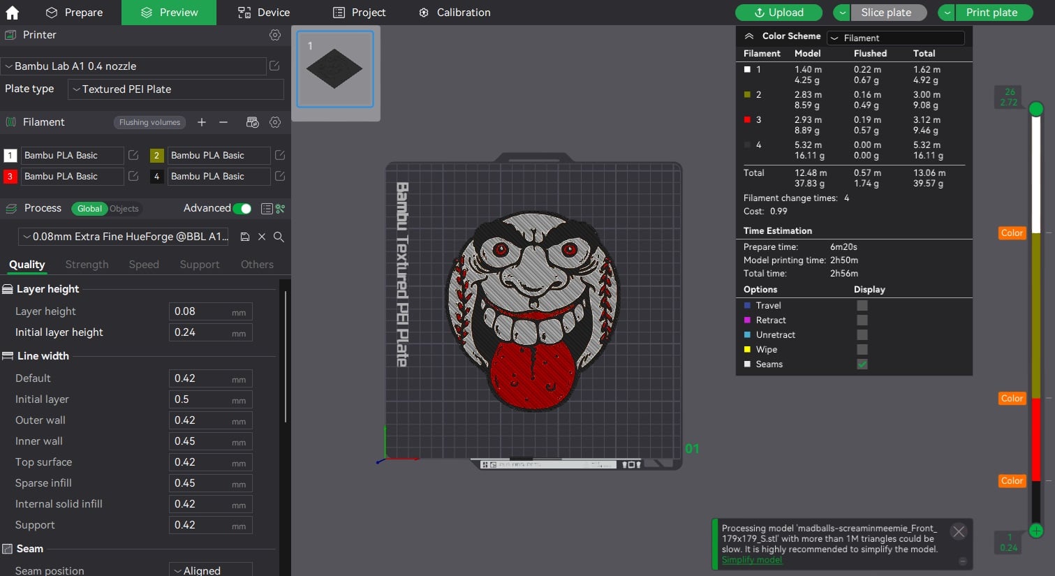 Madballs Screamin' Meemie Retro Decoration 3d model