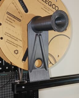 Rail-mounted Dual Spool Holder 3d model