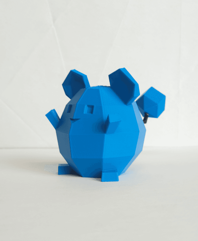 Marill Low Poly Pokemon 3d model