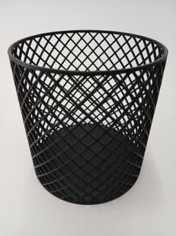 Simple Wire Trash Can/Pen Holder/Pot 3d model