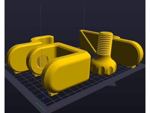 electric fly swatter CLAMPs 3d model