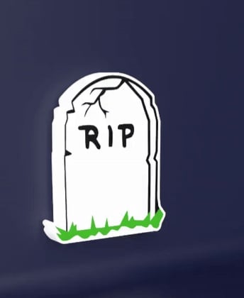 R.I.P. Tombstone - LED Strip compatible 3d model