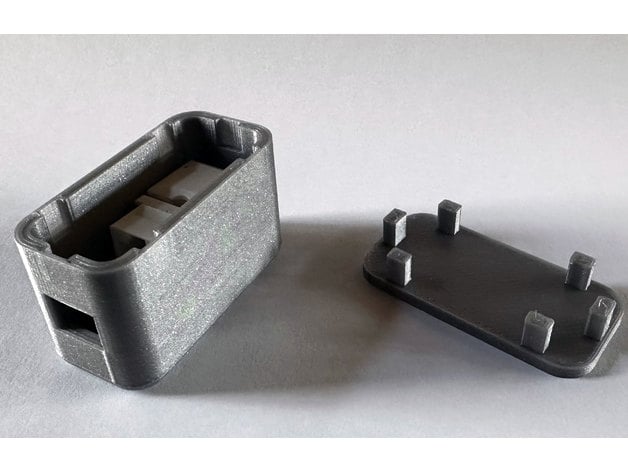 RJ45 enclosed box (The Cat box) 3d model