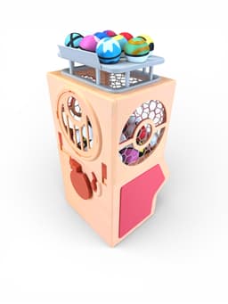 Mini Gacha Machine 3d model
