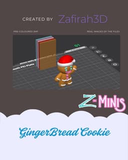 GINGERBREAD COOKIE Z-MINI FOR FREE 3d model