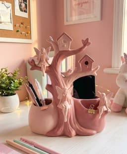 Fairy Treehouse Desk Organizer & Phone Stand 3d model