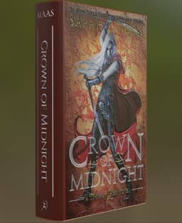 Crown of Midnight - Book Litho 3d model