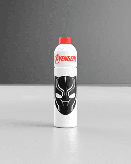 MARVEL WATER BOTTLE (BLACK PANTHER) 3d model