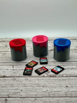 Mini Paint Can Switch Game Holder 3d model