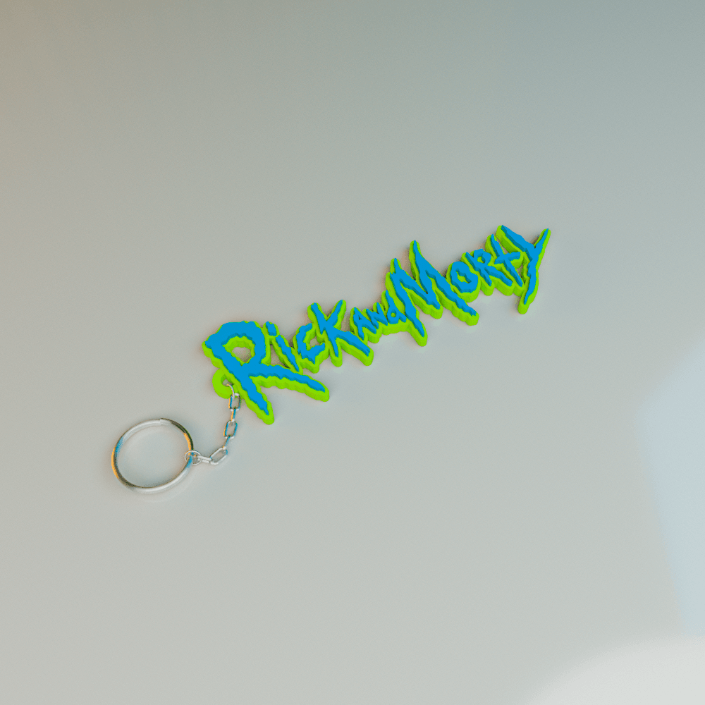 Rick and Morty - KEYCHAIN 3d model