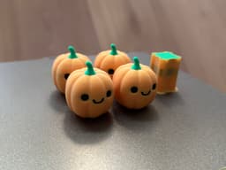 Cute 3D Pumpkin for Halloween 3d model