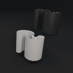 Yet another moody pen holder 3d model