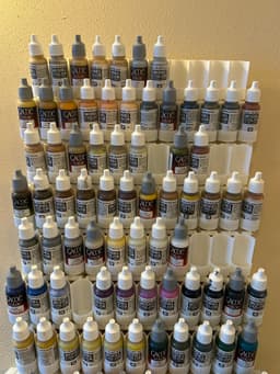 Modular Rack System for 17ml Model Paints 3d model