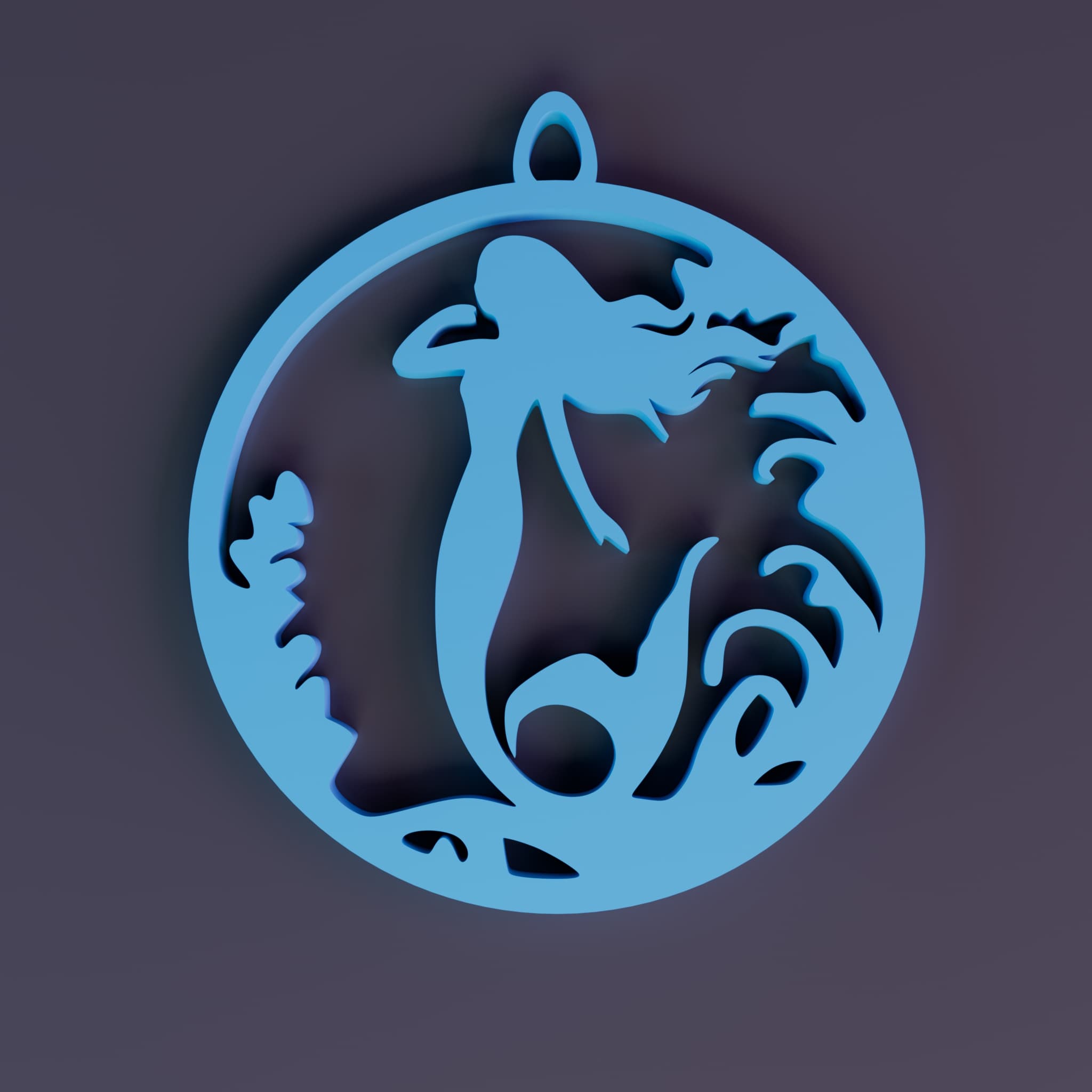 Mermaid_Pendant 3d model
