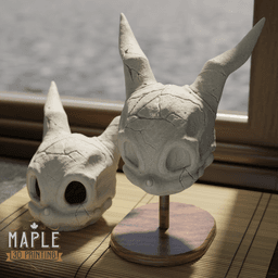 Veemon Skull - Digimon - Halloween 3d model
