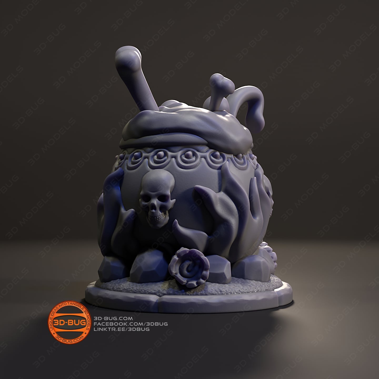 Witchcraft Pot 3d model