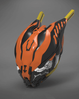 Valkyr's Helmet - Warframe 3d model