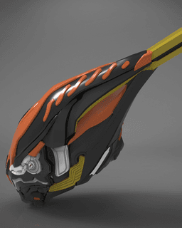 Valkyr's Helmet - Warframe 3d model