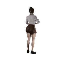 Sexy School Teacher v2 3d model