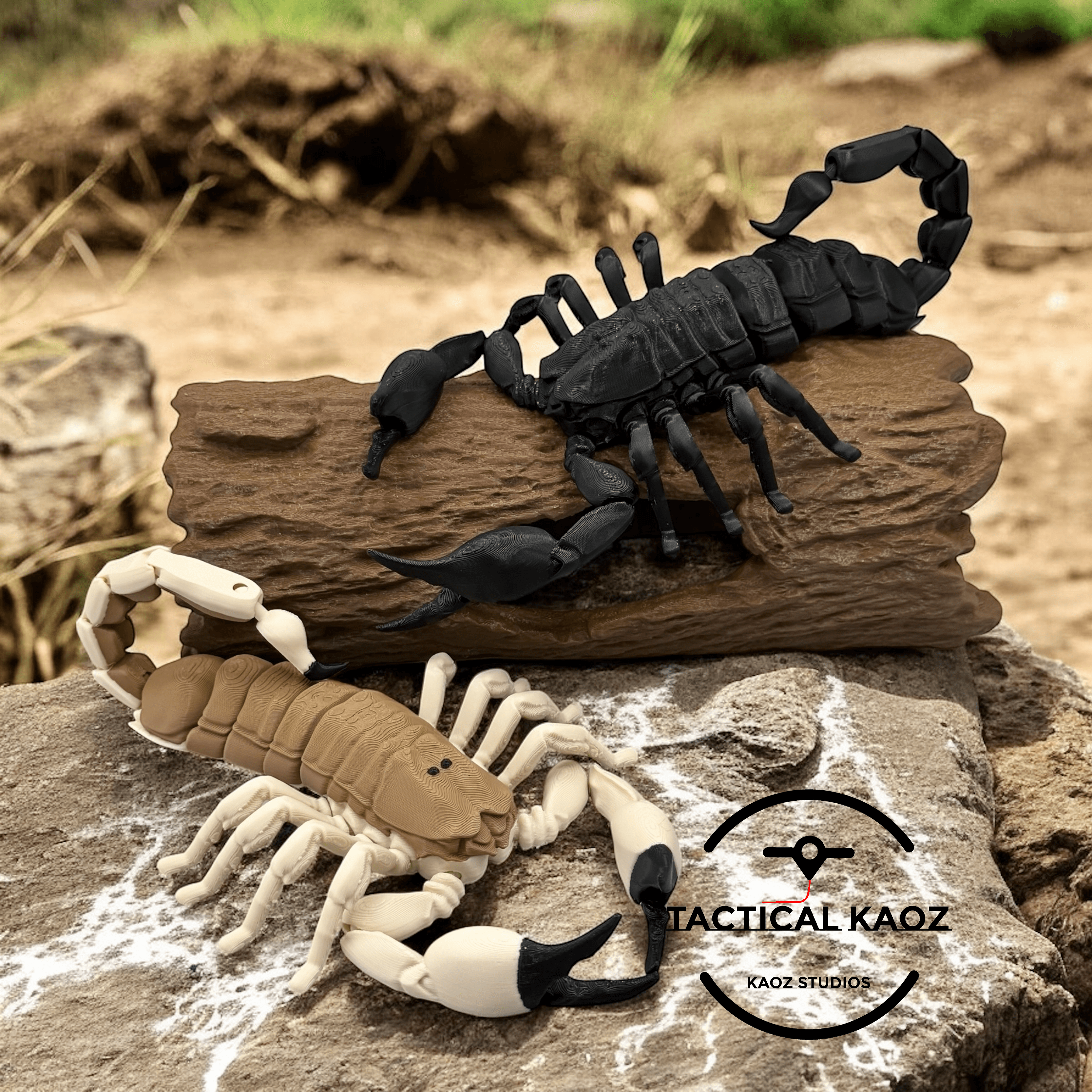 Articulating Scorpion Print in Place 3d model