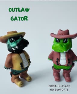Outlaw Gator 3d model