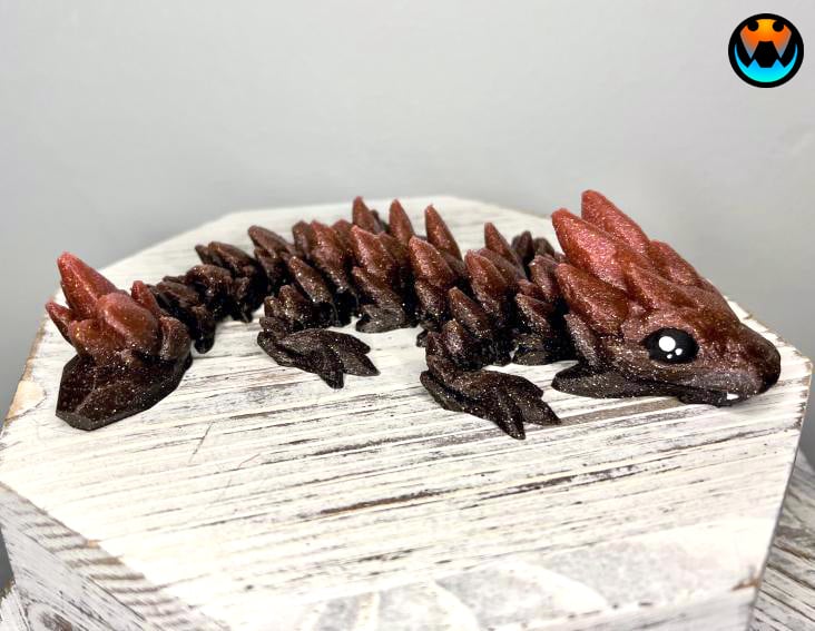 Baby Gemstone Dragon 3d model