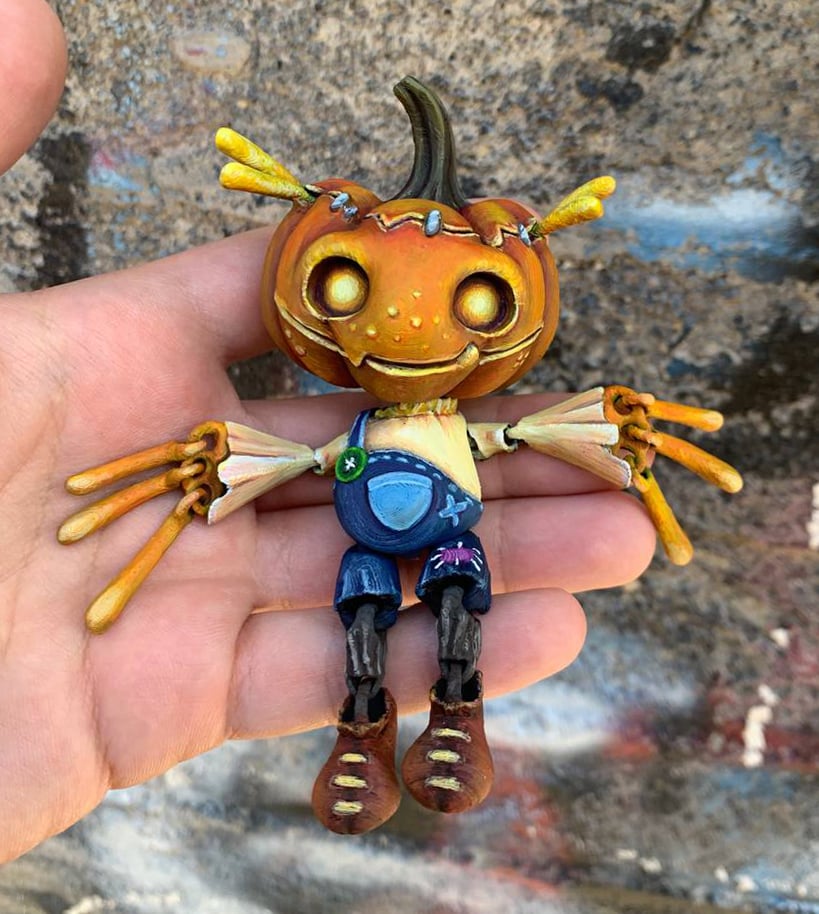 Pumpkin Boy 3d model