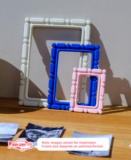 Easy Print Photo Frame Kumo for 50x70mm Images 3d model