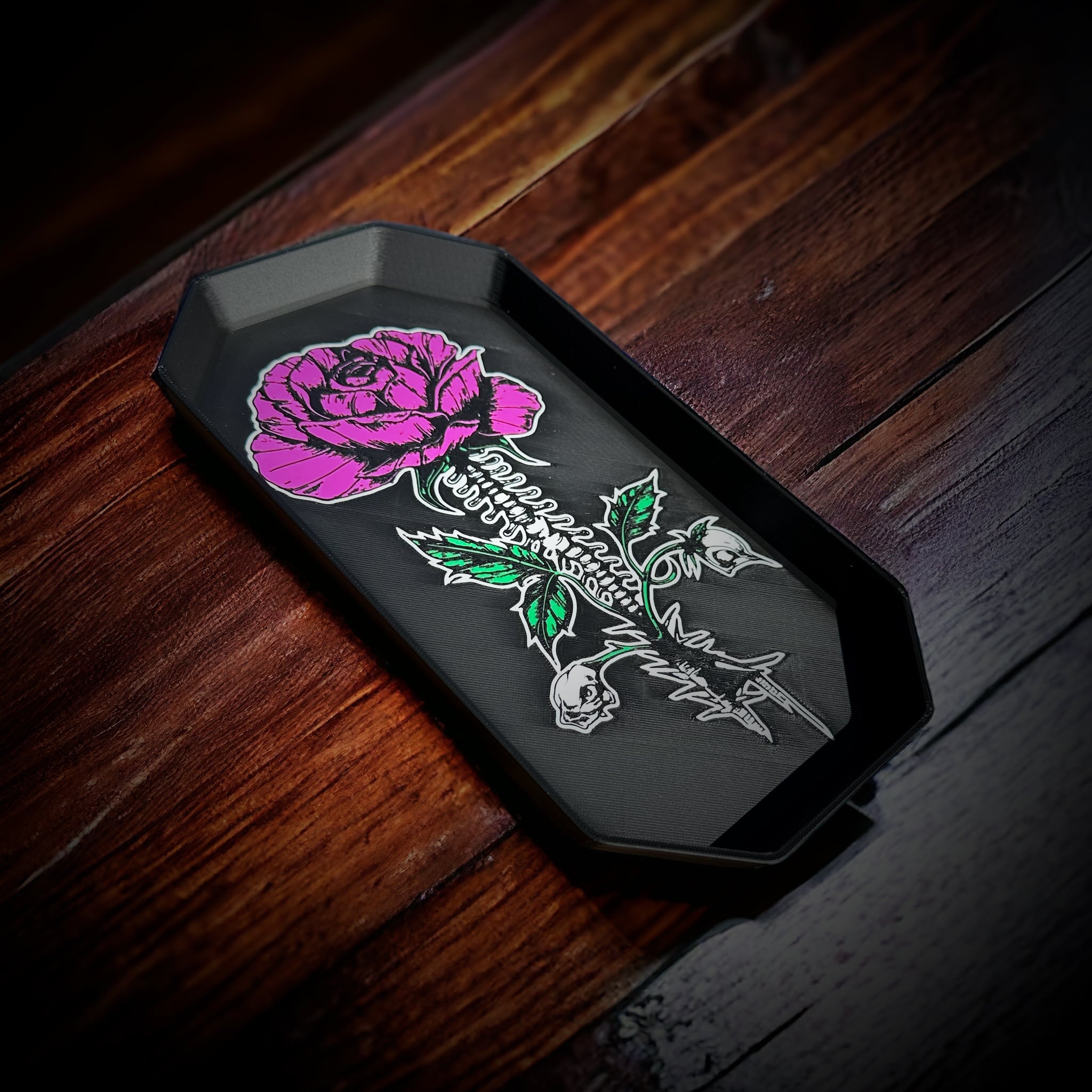 Rose Spinal Growth Tray 3d model