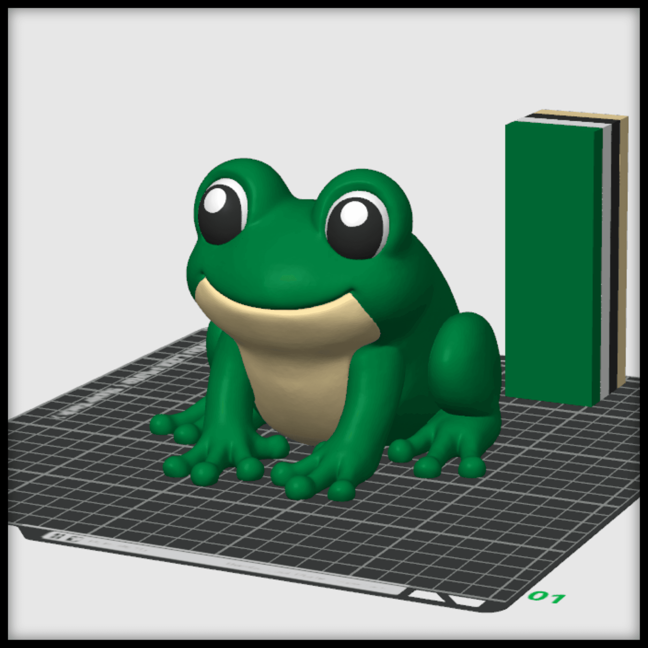 Frog Piggy Bank 3d model