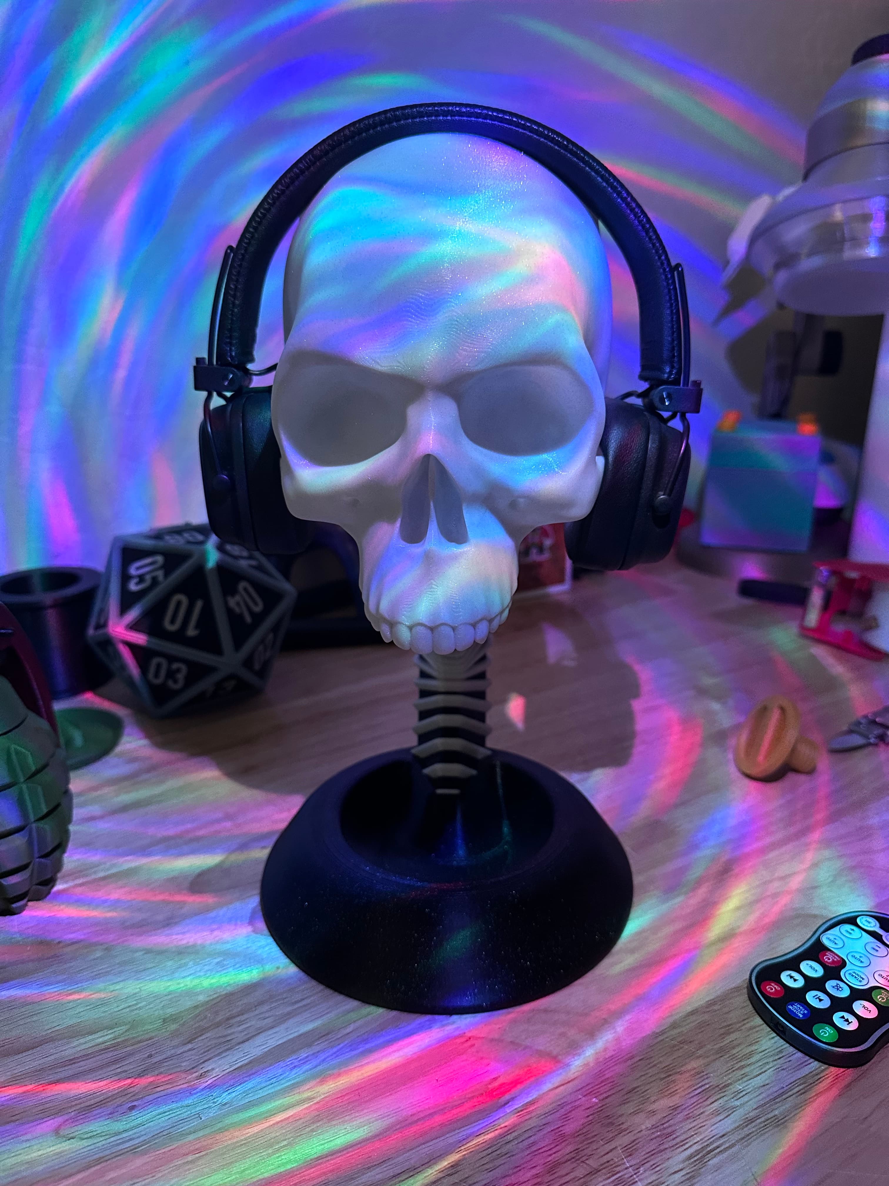 Vertebrae - Skull Candy Headphone Stand 3d model