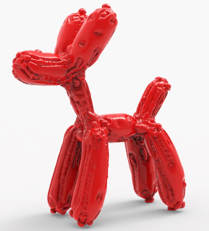 MUTATION BALLOON DOG 3d model