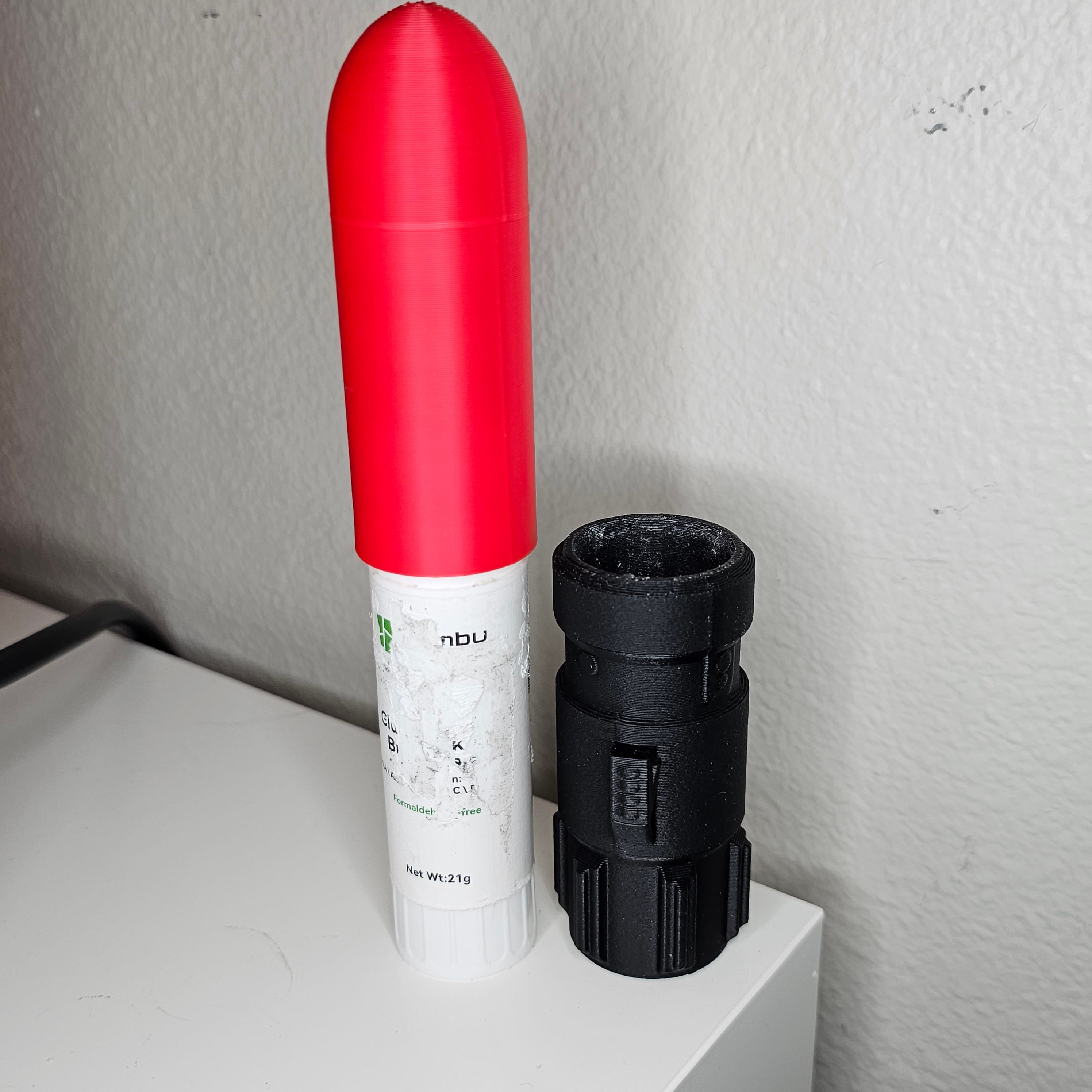 GLUE STICK SABER SITH BLADE - HOLDER - GRIP 3d model