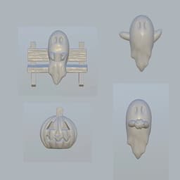 Fall Ghosts 3d model