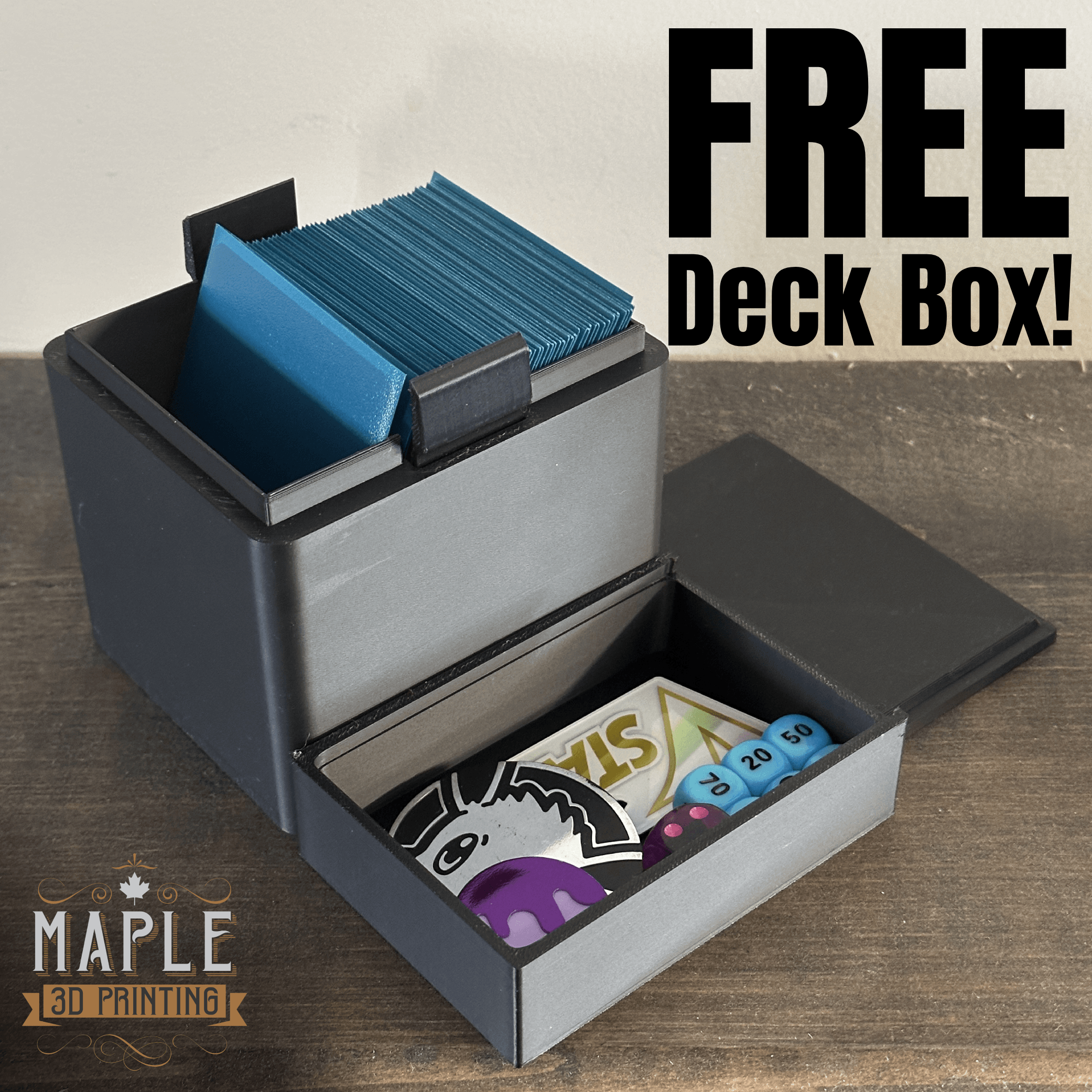 Snap Shut Deck Box - Basic Version 3d model