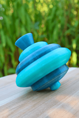 Retro Gyro Spinning Top Fidget Toy 3d model