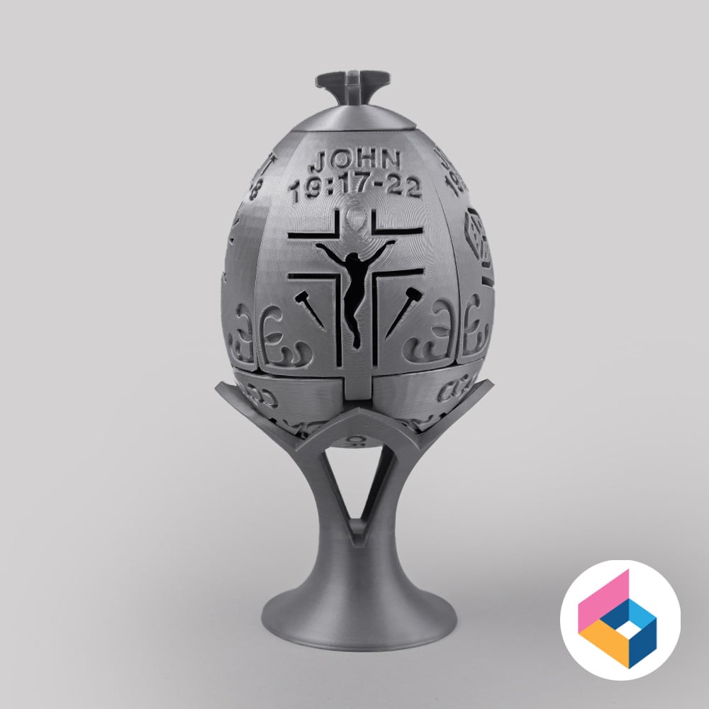 Easter story egg lights 3d model