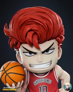 Sakuragi SlamDunk Chibi - Premium Collectible 3d model