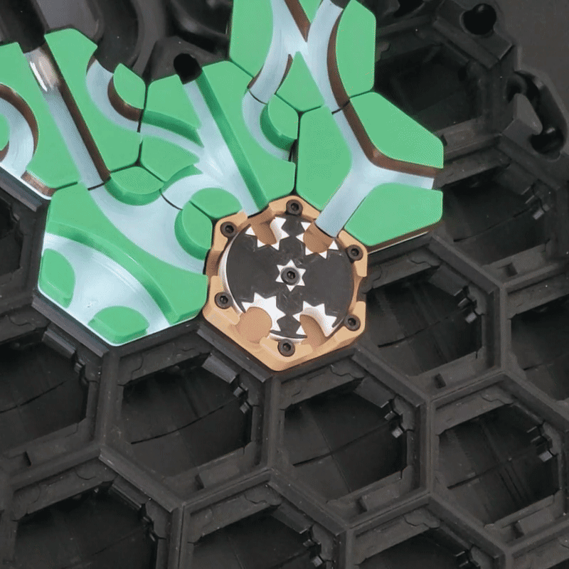 Hextraction Lazy Susan Tile 3d model