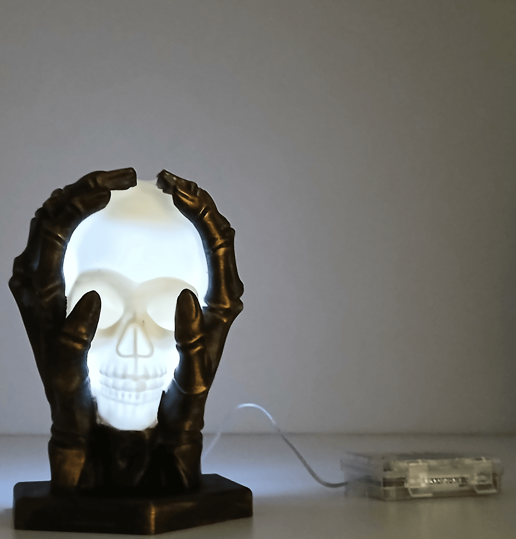 Gothic Skull Lamp 3d model