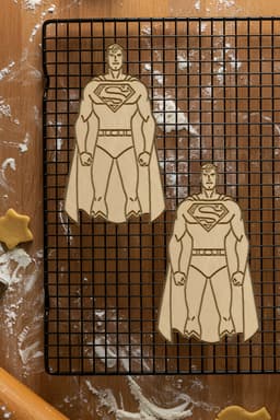 Superman Cookie Cutter, Biscuit Cutter 3d model