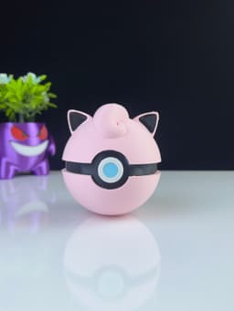 Jigglypuff Pokeball 3d model