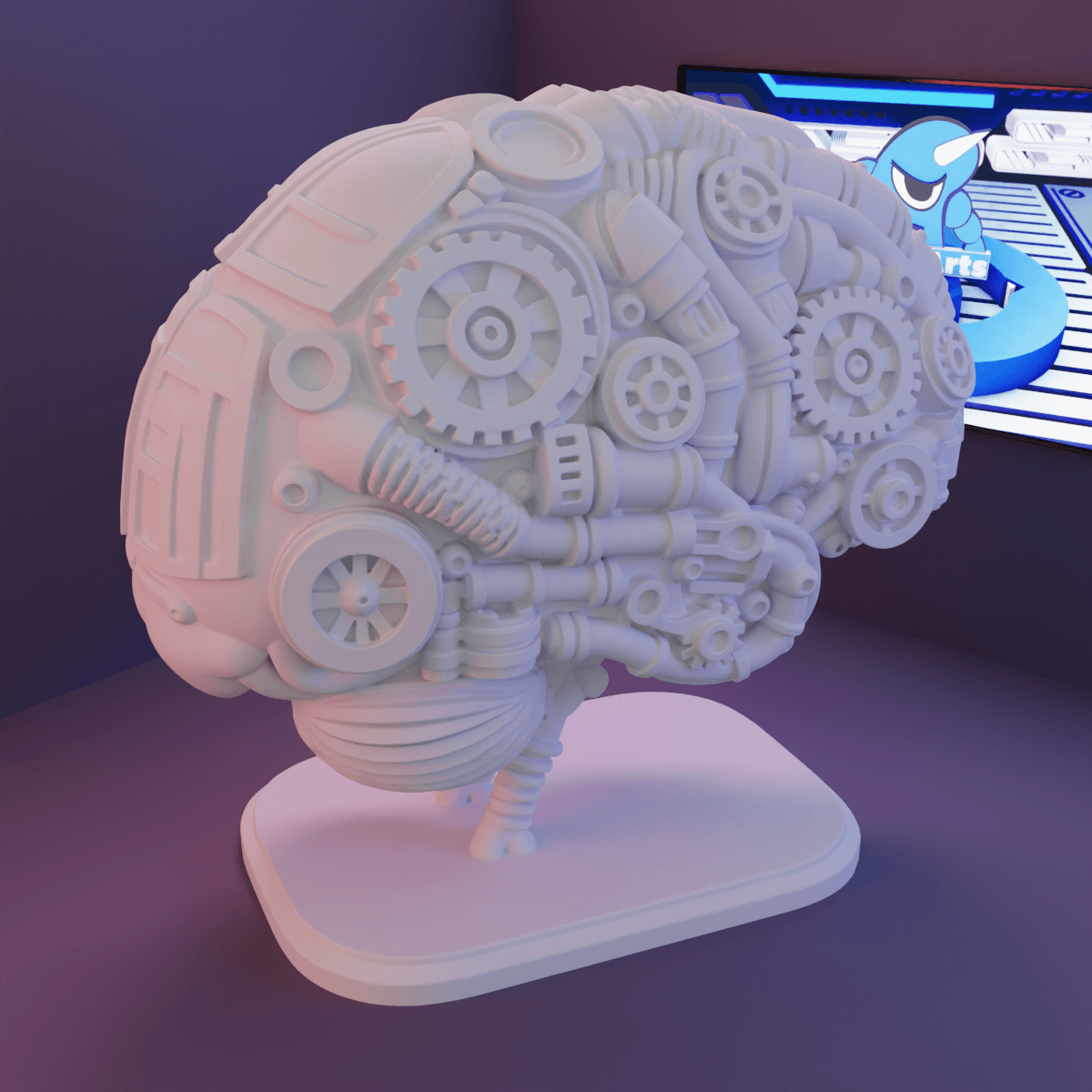 Cerebro Mecanico.stl 3d model