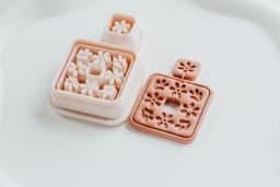 Spanish Pattern Clay Cutter Set 3d model