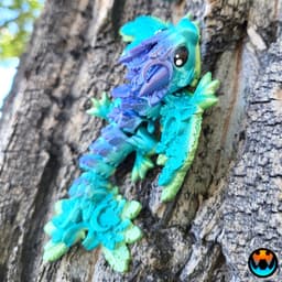 Tiny Lunar Dragon & Wyvern 3d model