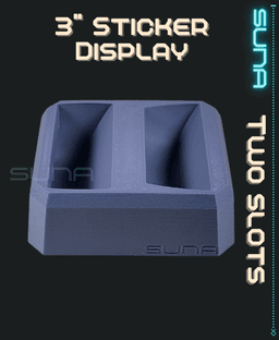 Double Sticker Display - 3" Circular 3d model